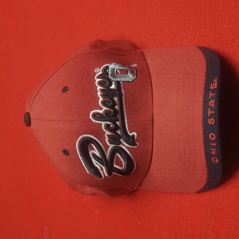 Ohio State Buckeyes velcro adjust hat